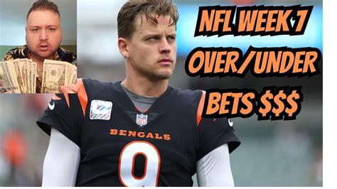 nfl week 7 over under|nfl week 7 moneyline.